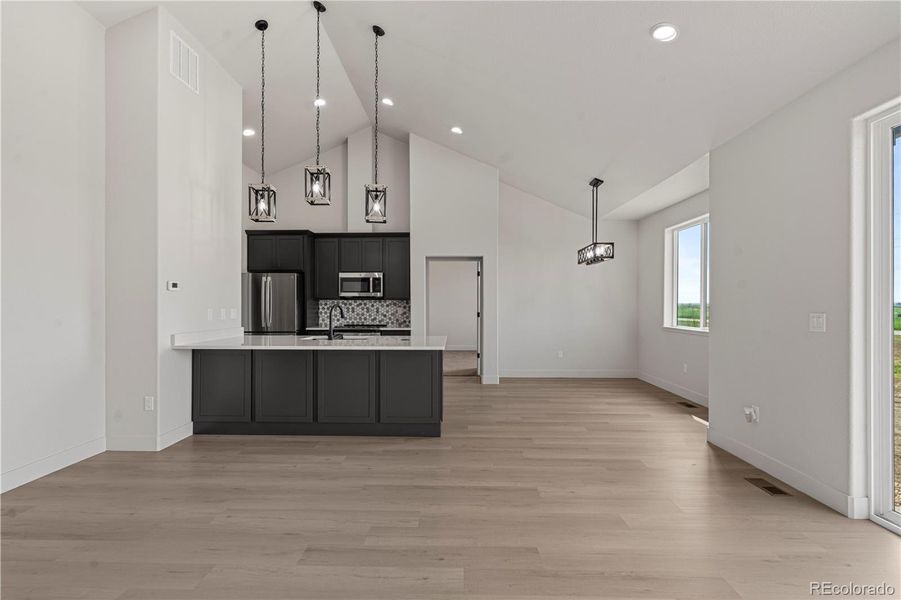 Furnished interior view inside a new home in , Fort Morgan (Image 9).