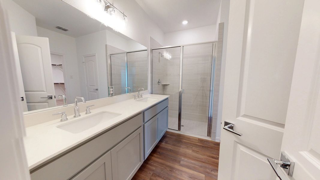Representative furnished interior of a home built from the Sterling by Ashton Woods in Gateway Parks, Forney (Image 10).