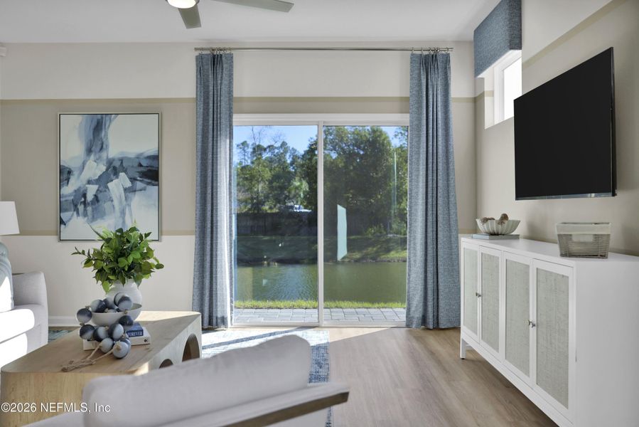 Furnished interior view inside a new home in Baxley Villas, Middleburg (Image 14).