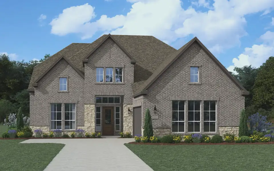 Representative exterior photo of a completed home built from the Winslow by Chesmar Homes in The Grove Frisco, Frisco, TX (Image 2). Representative exterior photo of a completed home built from the Winslow by Chesmar Homes in The Grove Frisco, Frisco, TX (Image 2).