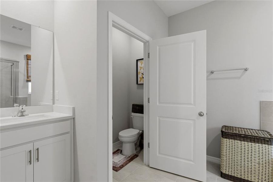 Furnished interior view inside a new home in , San Antonio (Image 38).