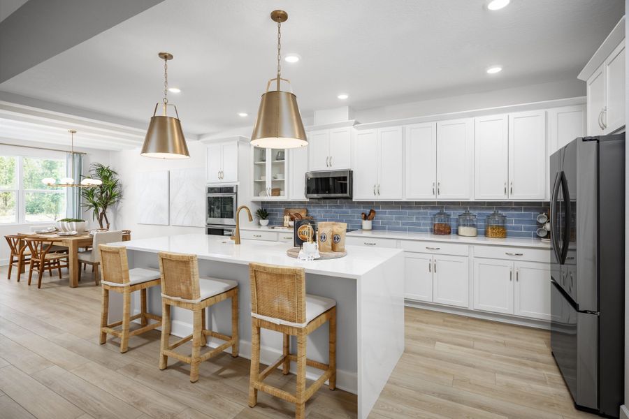 Representative furnished interior of a home built from the Exbury by Landsea Homes in Trinity Gardens, Deland (Image 4).