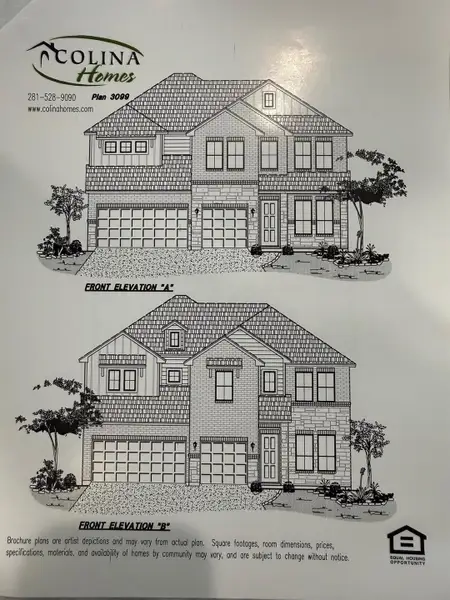 Exterior rendering of this home design in Grand Magnolia, Magnolia, TX (Image 3).
