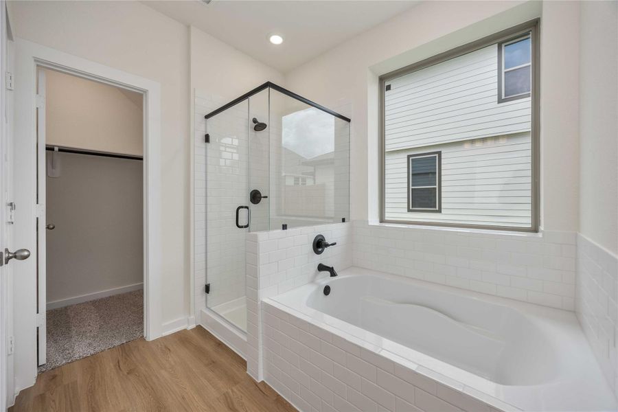 Furnished interior view inside a new home in Lexington Heights, Willis (Image 9).