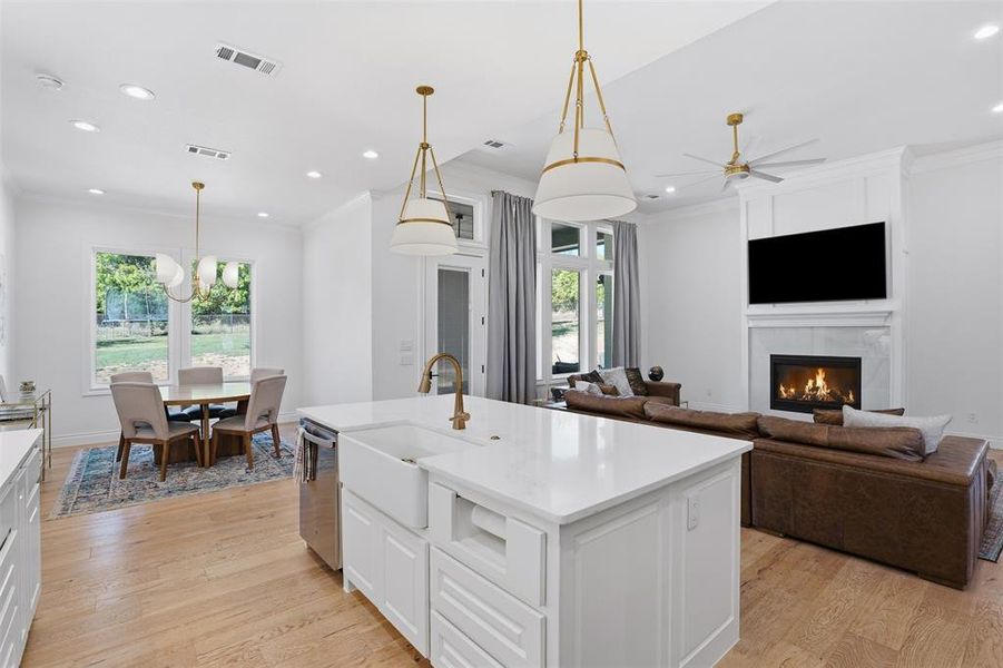 Furnished interior view inside a new home in , Azle (Image 5). Furnished interior view inside a new home in , Azle (Image 5).