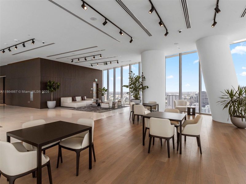 Furnished interior view inside a new home in , Miami (Image 4).