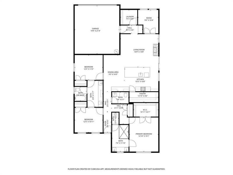 2D floor plan layout of this home in , Mesquite, TX (Image 5).