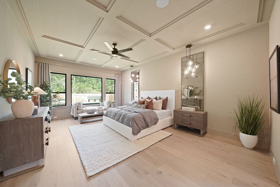 Furnished interior view inside a new home in COLTON - Fedrick Harris, Todd Mission (Image 36).