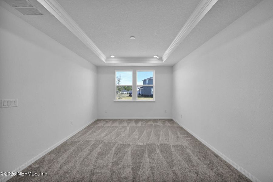 Spacious, unfurnished interior of a new home in Hyland Trail, Green Cove Springs (Image 20). Spacious, unfurnished interior of a new home in Hyland Trail, Green Cove Springs (Image 20).