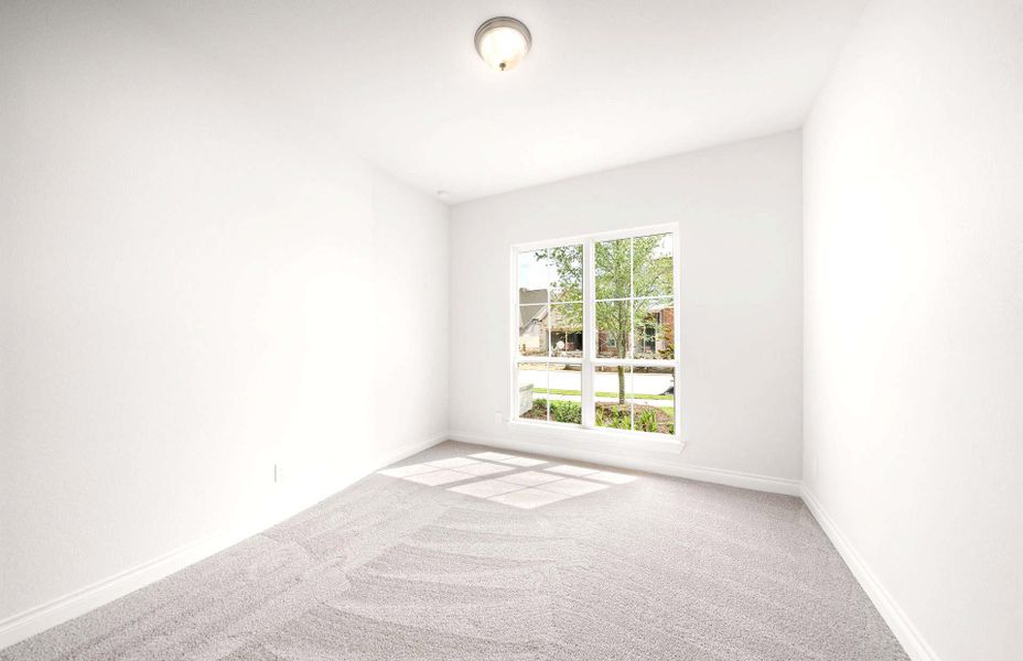 Spacious, unfurnished interior of a new home in Bridgeland 60′, Cypress (Image 43).