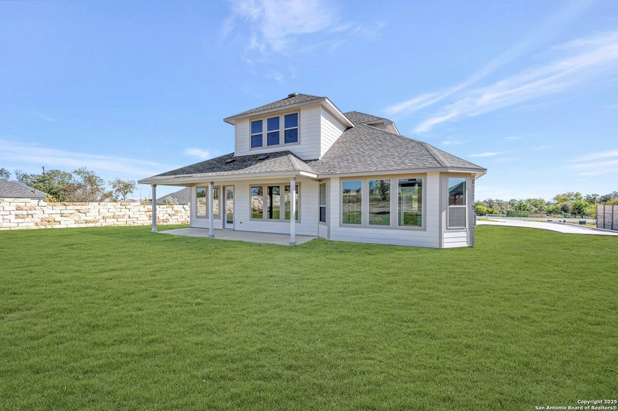 Exterior details and patio area of a home in Everly Estates, San Antonio (Image 2). Exterior details and patio area of a home in Everly Estates, San Antonio (Image 2).