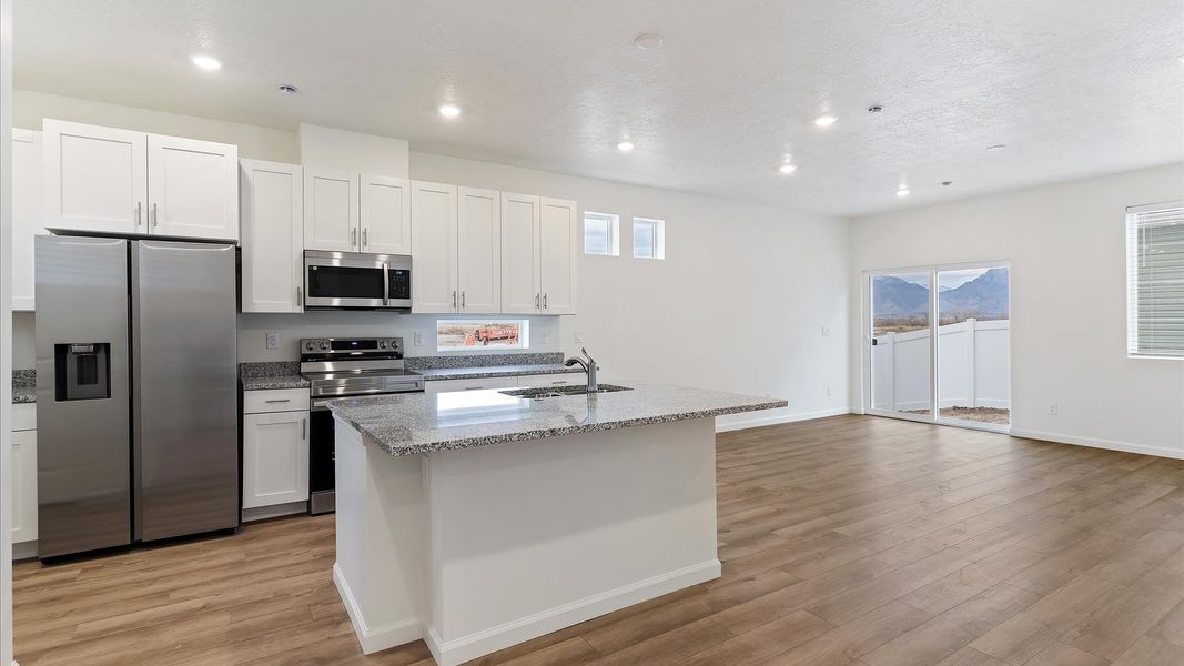 Furnished interior view inside a new home in Reunion, Commerce City (Image 7). Furnished interior view inside a new home in Reunion, Commerce City (Image 7).
