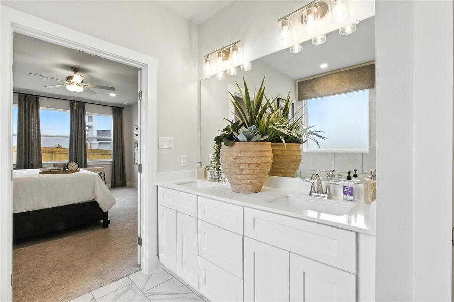 Furnished interior view inside a new home in Enclave at Cele, Pflugerville (Image 24).