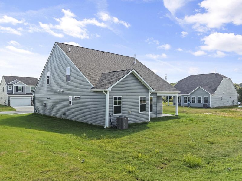 Exterior details and patio area of a home in Hopewell Garden, Winston-Salem (Image 4).