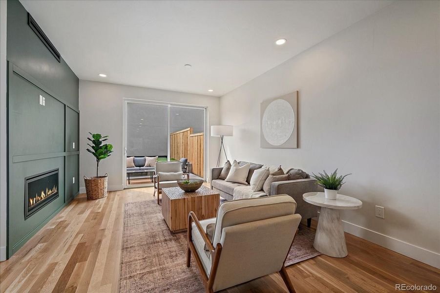 Furnished interior view inside a new home in , Denver (Image 14).