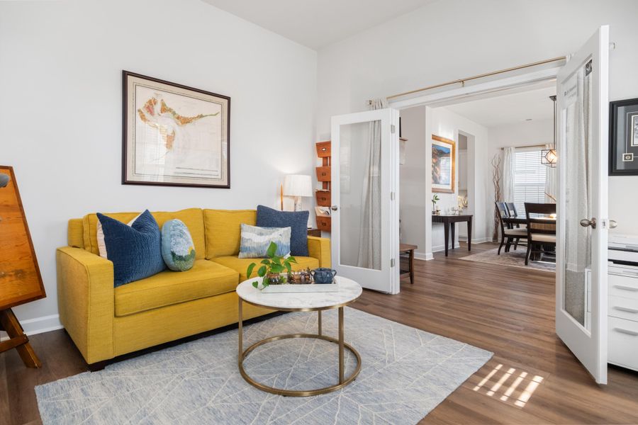 Furnished interior view inside a new home in Midtown at Nexton, Summerville (Image 6). Furnished interior view inside a new home in Midtown at Nexton, Summerville (Image 6).