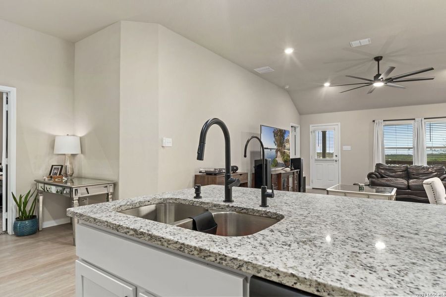 Furnished interior view inside a new home in Hunters Ranch, San Antonio (Image 32). Furnished interior view inside a new home in Hunters Ranch, San Antonio (Image 32).