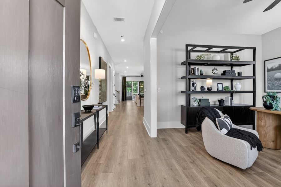 Representative furnished interior of a home built from the Santorini by Taylor Morrison in Towson Village, Peachtree City (Image 12).
