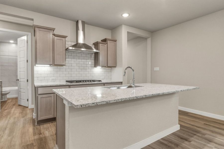 Furnished interior view inside a new home in Veranda Designer, San Antonio (Image 8).