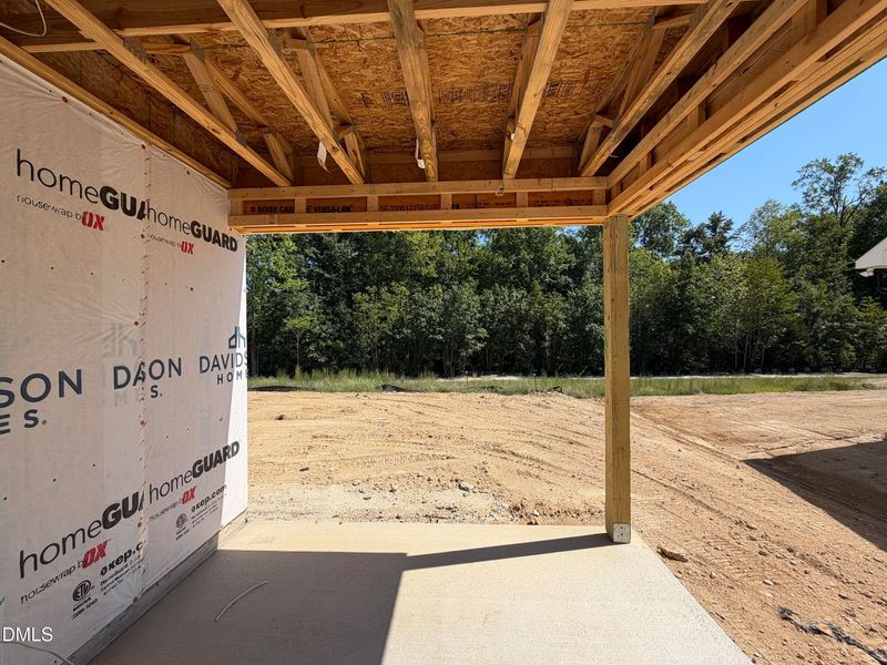 In-progress construction of a new home in Wendell Ridge, Wendell, NC (Image 44).