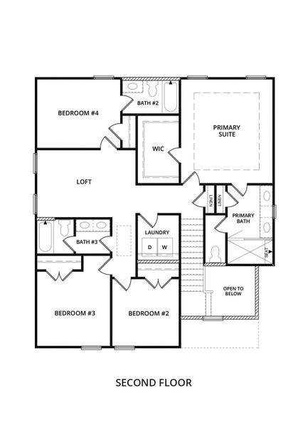 2D floor plan layout for the Schubert by Brock Built in Brizo, Santa Rosa Beach, FL (Image 2). 2D floor plan layout for the Schubert by Brock Built in Brizo, Santa Rosa Beach, FL (Image 2).