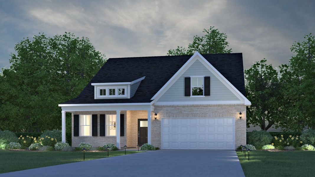 Representative exterior photo of a completed home built from the Reedy by Veranda Homes in Foxbank, Gray Court, SC (Image 30).