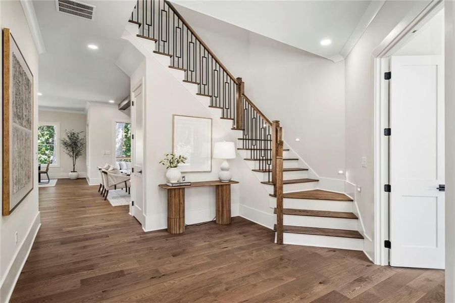 Furnished interior view inside a new home in , Decatur (Image 83).