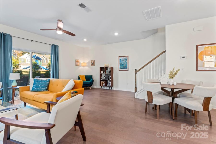 Furnished interior view inside a new home in Harper's Run, Matthews (Image 12).