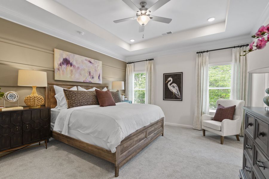 Furnished interior view inside a new home in Townes At The Stiles, Cartersville (Image 10).