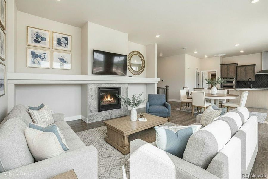 Furnished interior view inside a new home in , Arvada (Image 21).