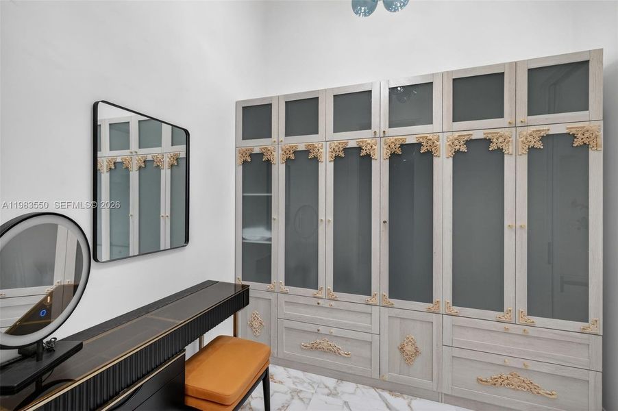 Furnished interior view inside a new home in , Biscayne Park (Image 75).