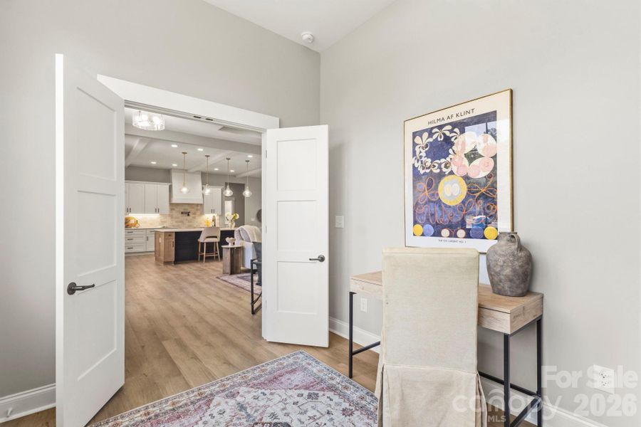Furnished interior view inside a new home in , Clover (Image 14).