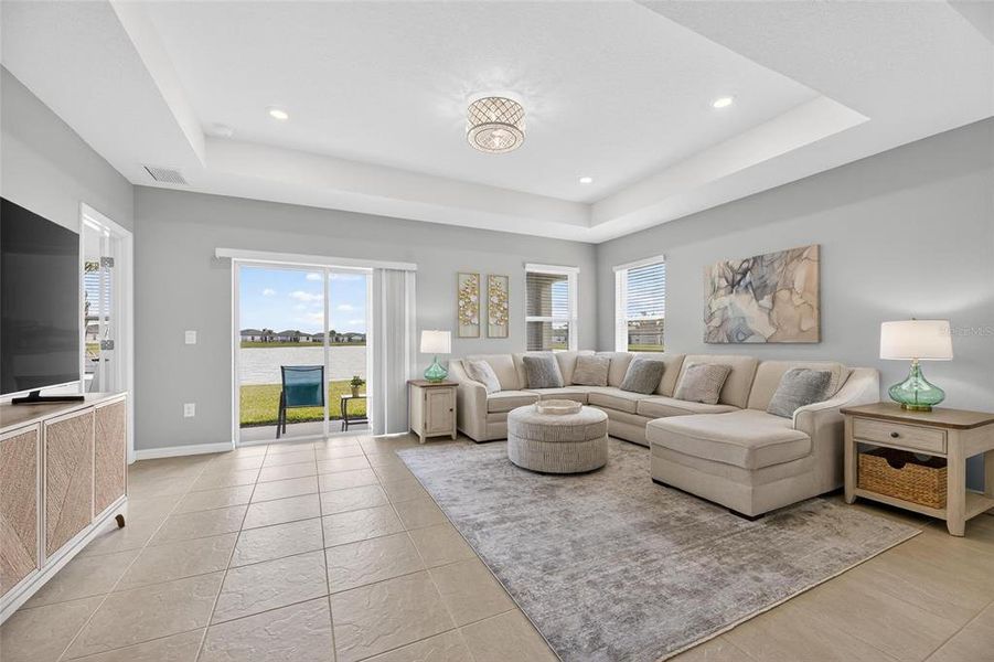 Furnished interior view inside a new home in Summerwoods, Parrish (Image 37).