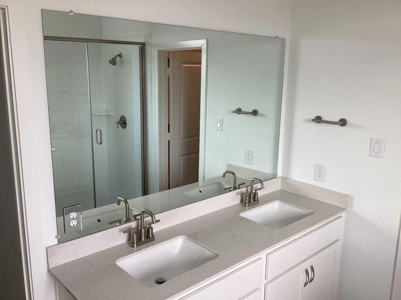 Primary Bathroom Construction Progress featuring the Timeless Collection
