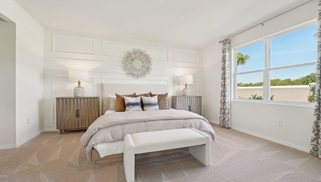 Representative furnished interior of a home built from the Delray by D.R. Horton in Abbott Park, Zephyrhills (Image 30).