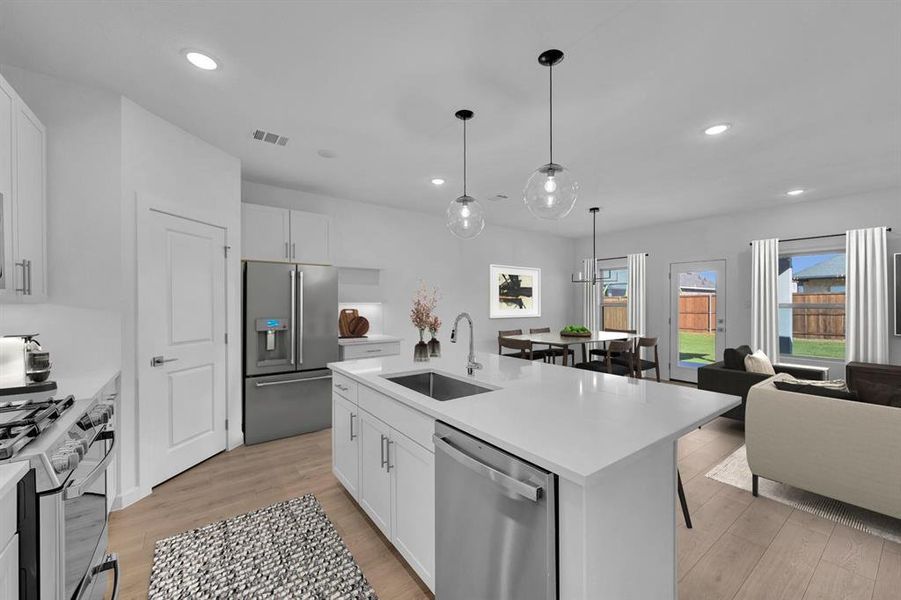 Furnished interior view inside a new home in Rolling Ridge, Van Alstyne (Image 13). Furnished interior view inside a new home in Rolling Ridge, Van Alstyne (Image 13).