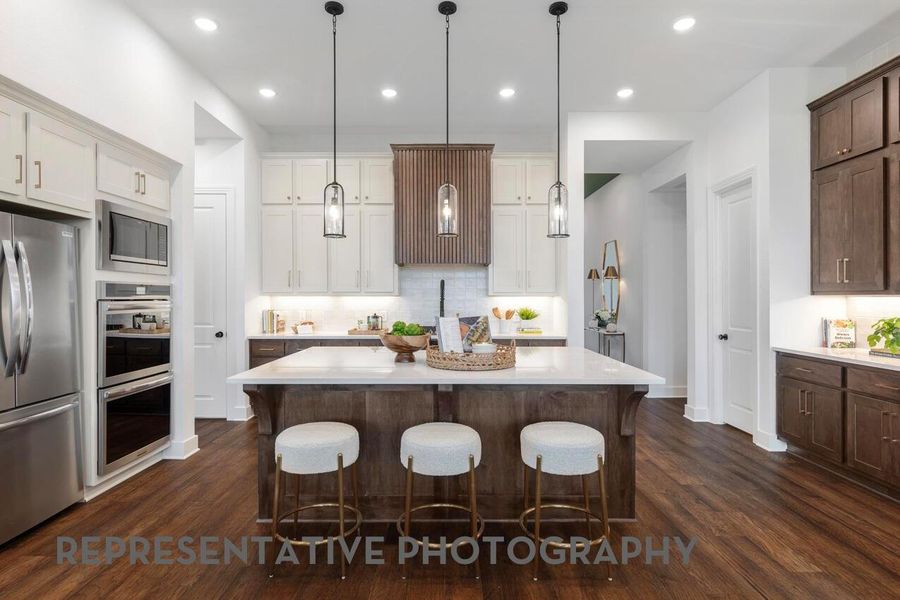 Furnished interior view inside a new home in ARTAVIA, Conroe (Image 22).
