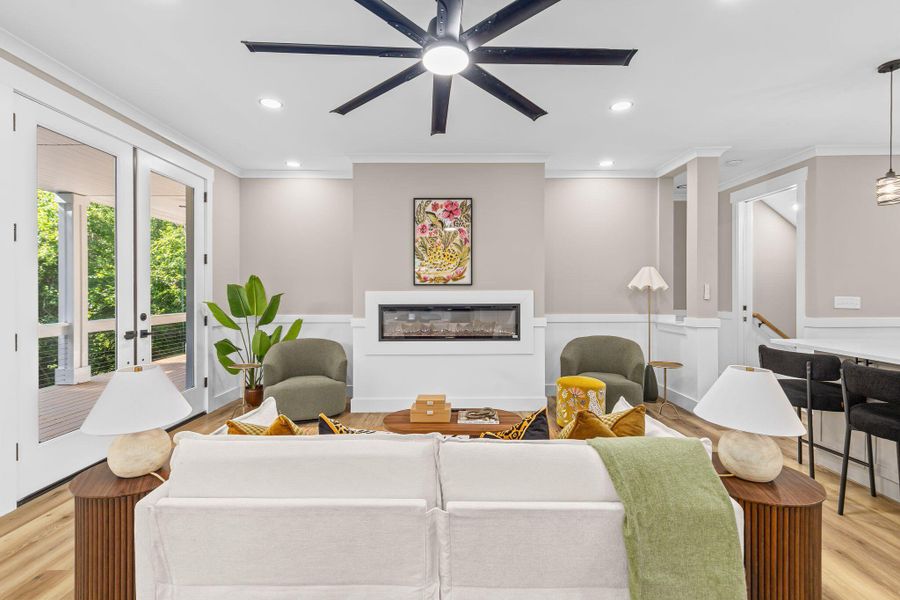 Furnished interior view inside a new home in , Charleston (Image 7). Furnished interior view inside a new home in , Charleston (Image 7).