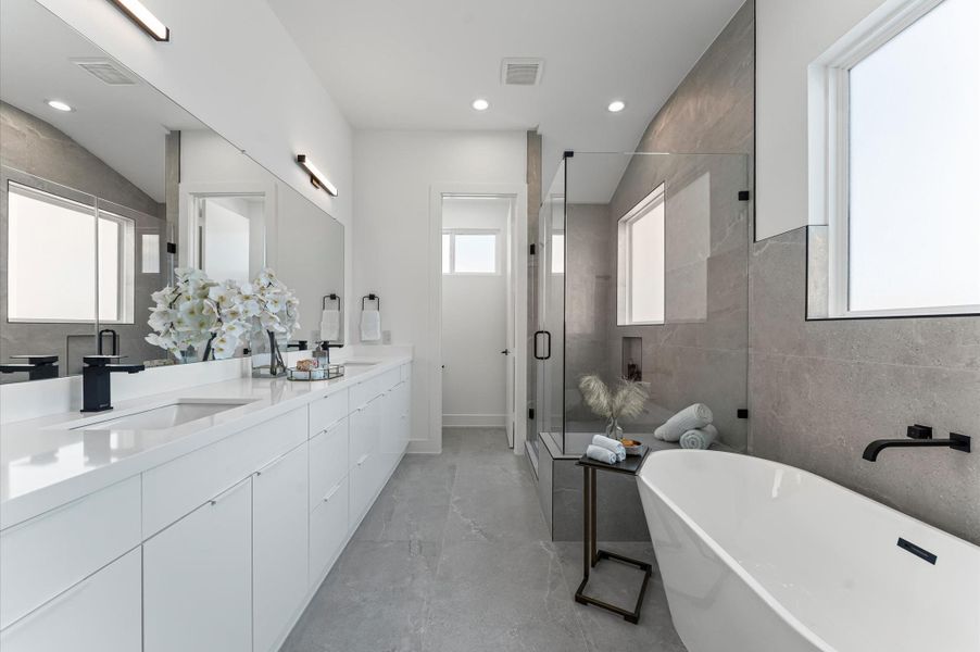 Furnished interior view inside a new home in , Missouri City (Image 32). Furnished interior view inside a new home in , Missouri City (Image 32).