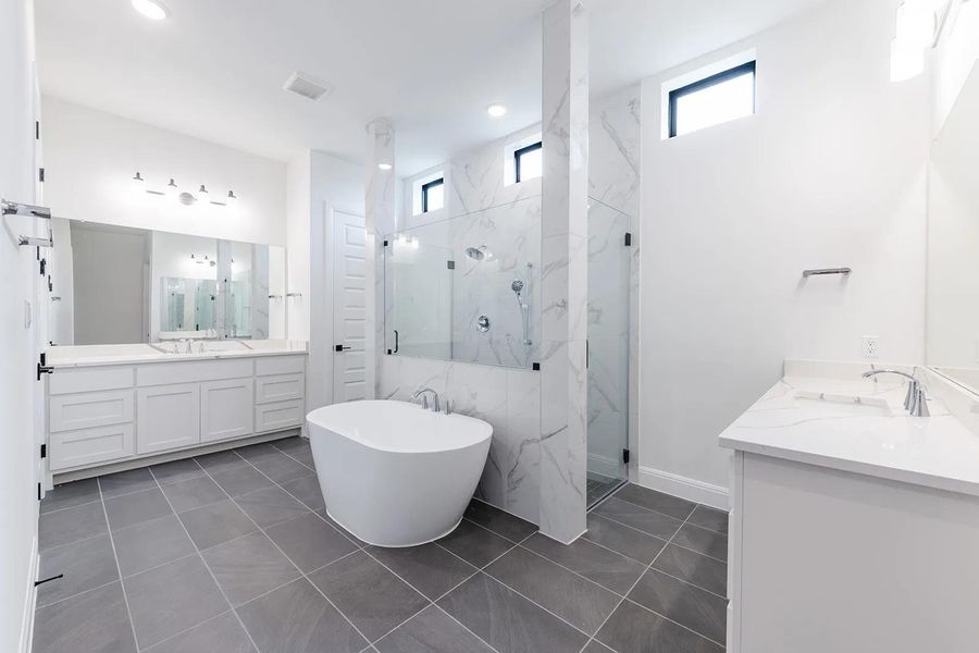 Furnished interior view inside a new home in Northgate Ranch, Liberty Hill (Image 9). Furnished interior view inside a new home in Northgate Ranch, Liberty Hill (Image 9).