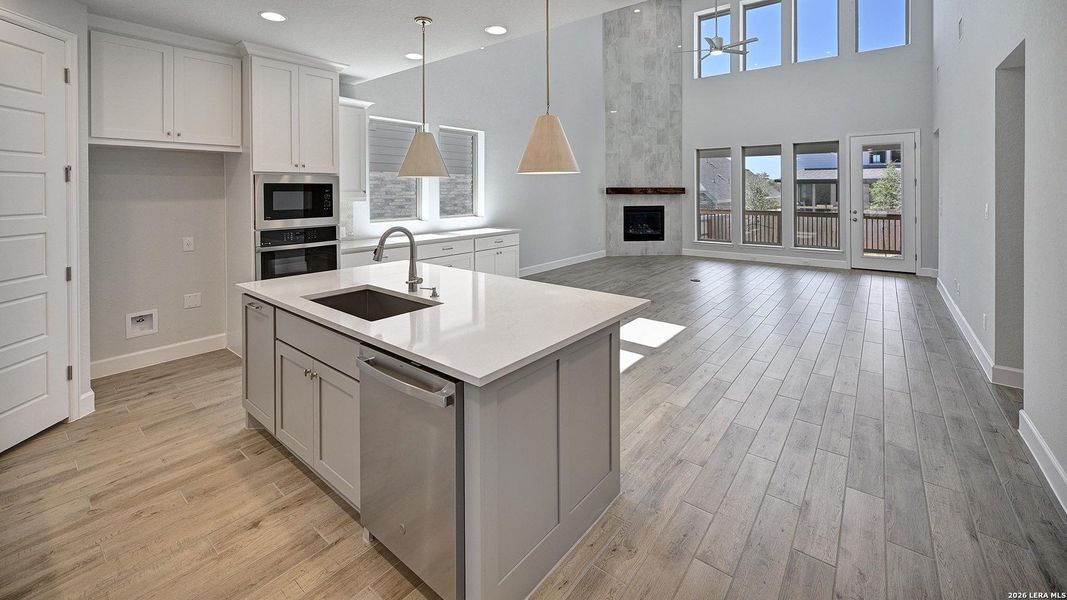 Furnished interior view inside a new home in Corley Farms, Boerne (Image 7).