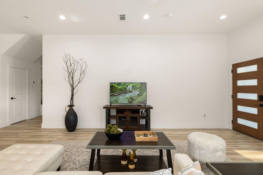Furnished interior view inside a new home in , Houston (Image 11).