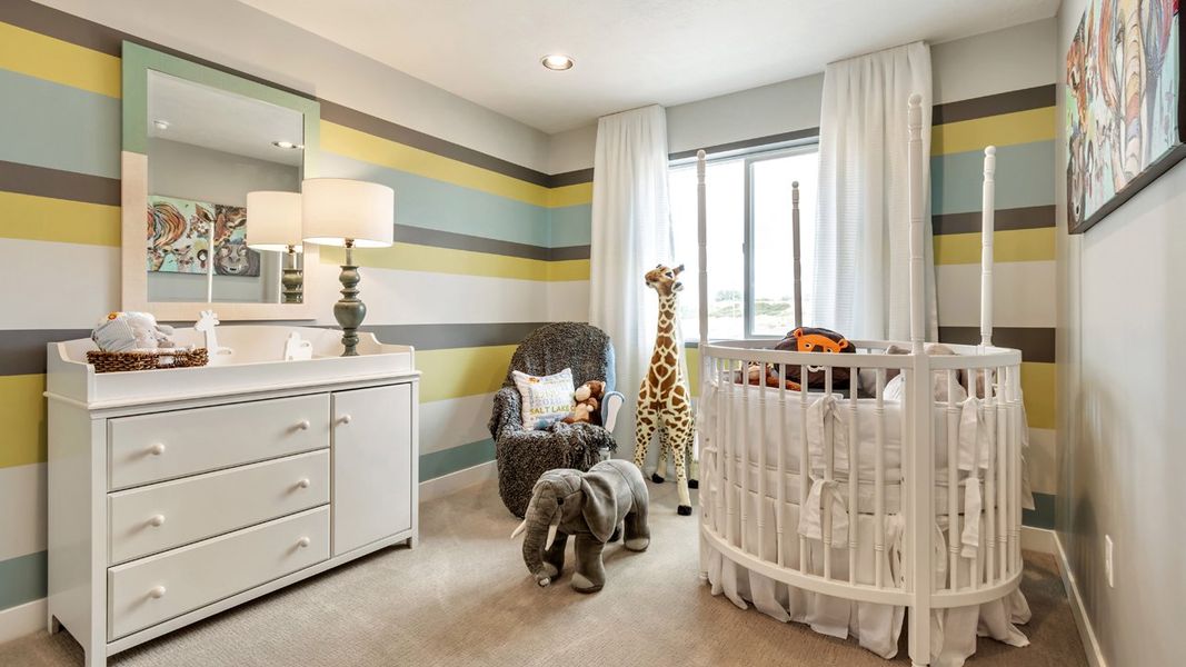 Furnished interior view inside a new home in , Salem (Image 20).