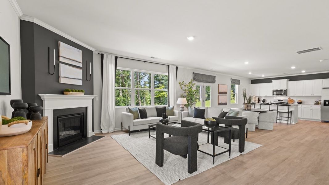 Representative furnished interior of a home built from the GREEN by D.R. Horton in Fairhaven, Lithia Springs (Image 10).