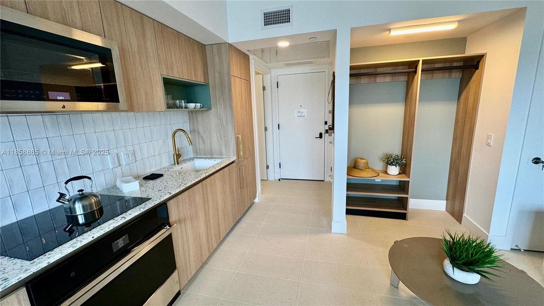 Furnished interior view inside a new home in , Miami (Image 10).