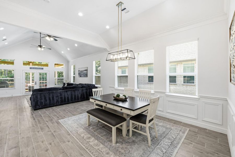 Furnished interior view inside a new home in , Anahuac (Image 28).