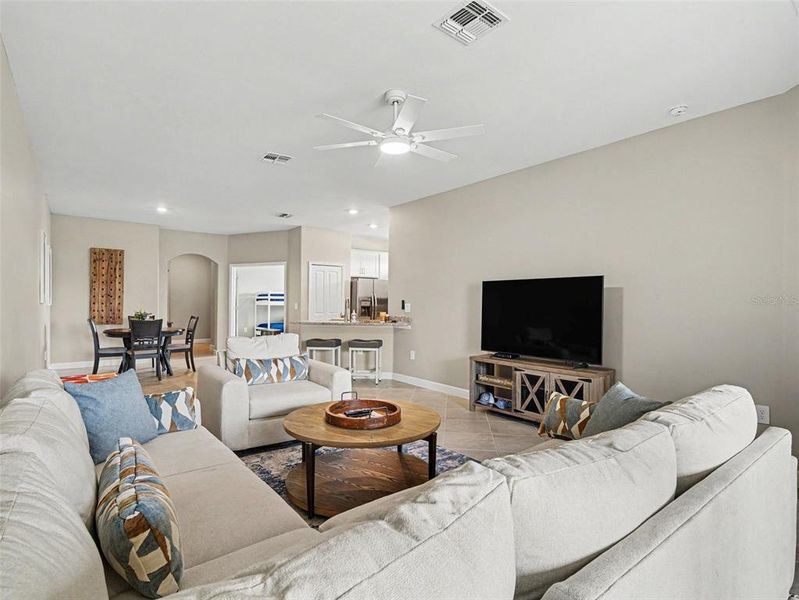 Furnished interior view inside a new home in , Bradenton (Image 5). Furnished interior view inside a new home in , Bradenton (Image 5).