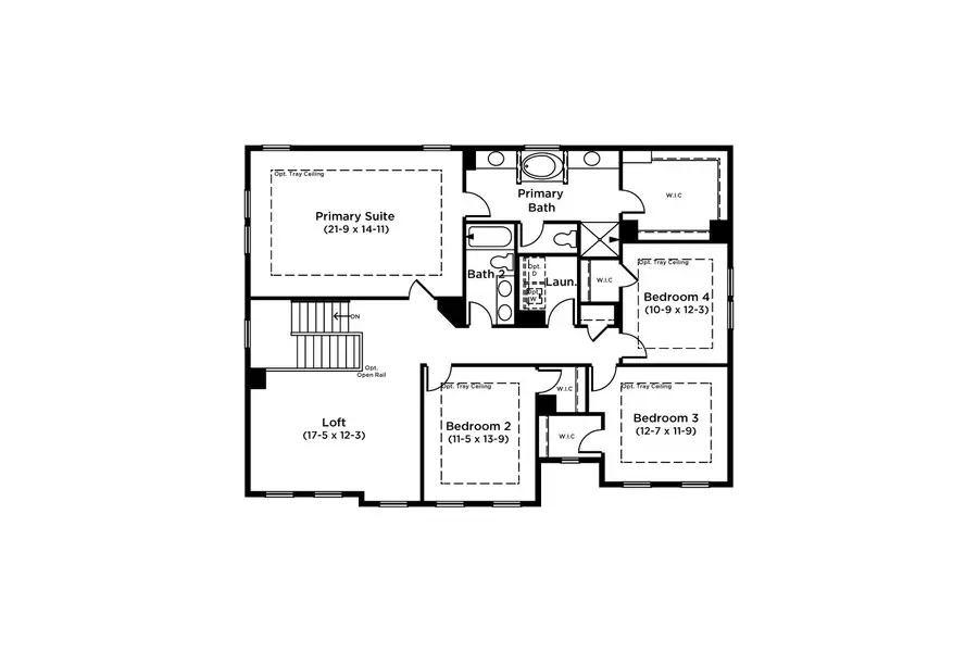 2D floor plan layout for the Stonefield by DRB Homes in Everson, Snellville, GA (Image 2). 2D floor plan layout for the Stonefield by DRB Homes in Everson, Snellville, GA (Image 2).