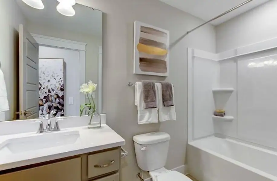 Furnished interior view inside a new home in , Loganville (Image 29).