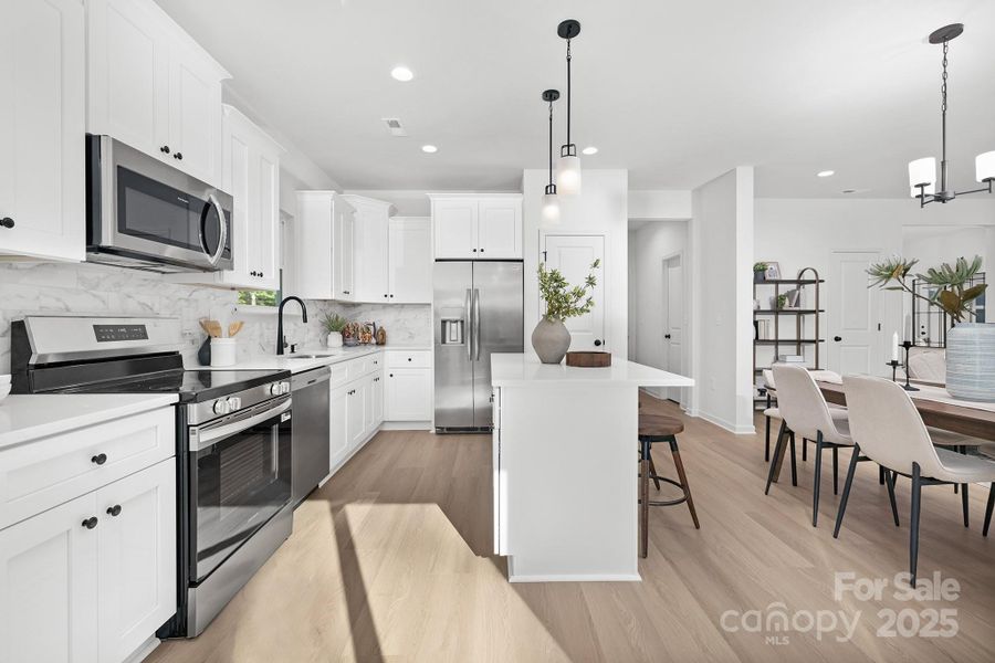 Furnished interior view inside a new home in , Huntersville (Image 8). Furnished interior view inside a new home in , Huntersville (Image 8).